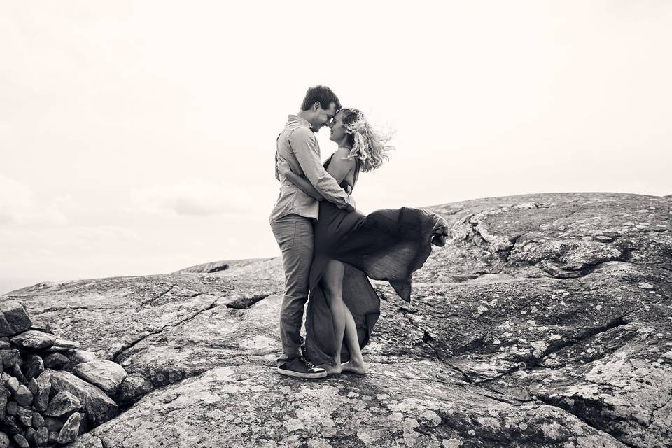 Mountaintop Engagement Session