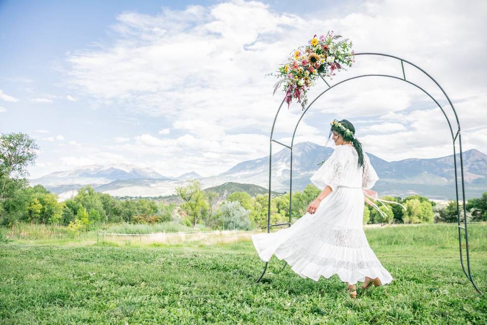 Arch and Bride