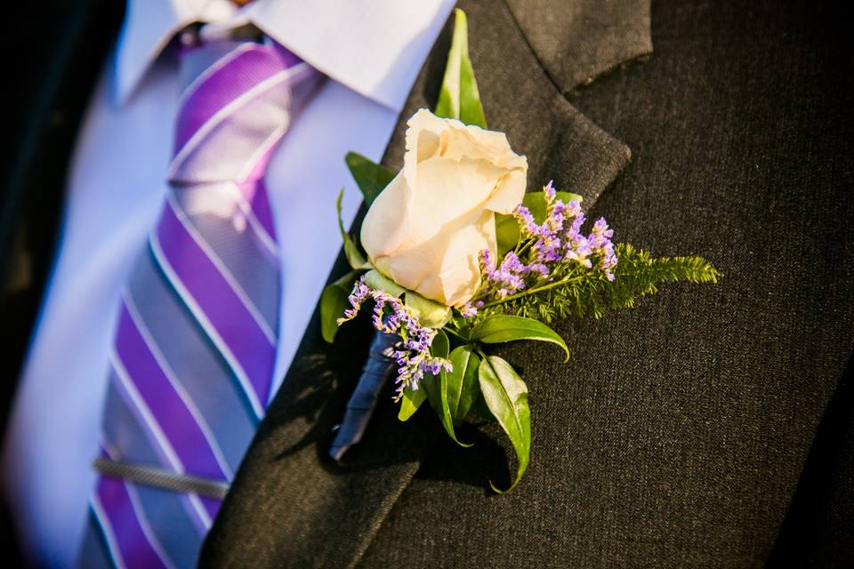 Rose boutonniere