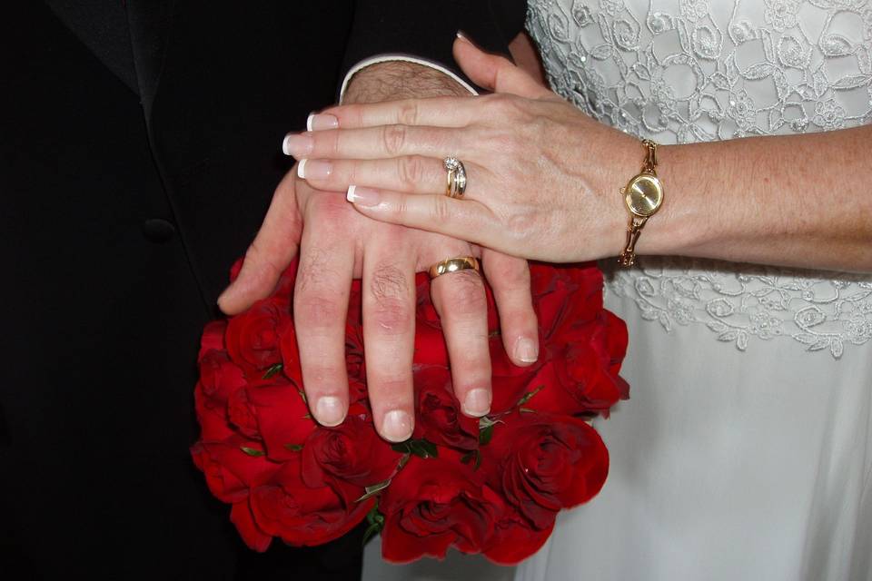 Flowers with rings