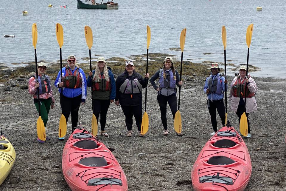 Kayaking Whiting Bay