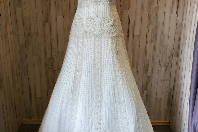 White gown for the big day
