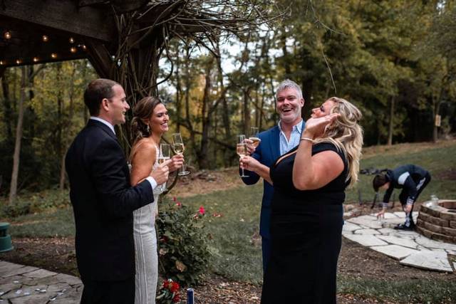 Toast to the new couple