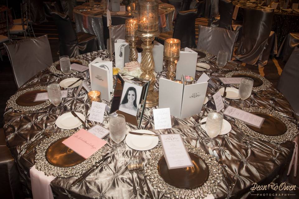Table Set up with Details