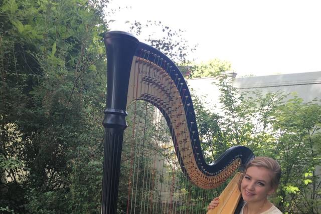 At a summer wedding ceremony