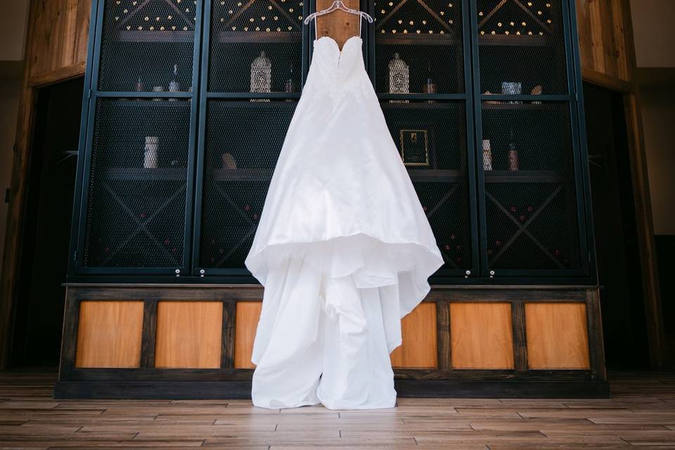 Dress hanging