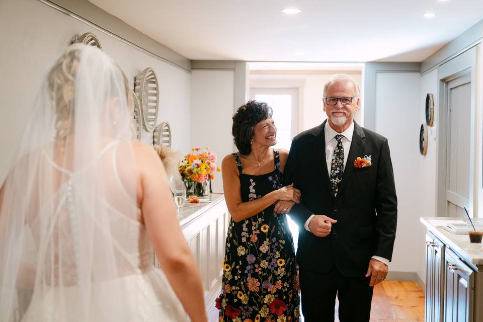 First look with parents