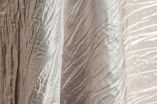 Cream Crinkle Taffeta