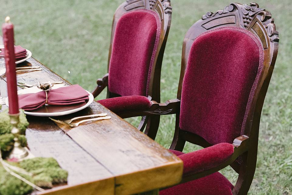 Bride & Groom Chairs