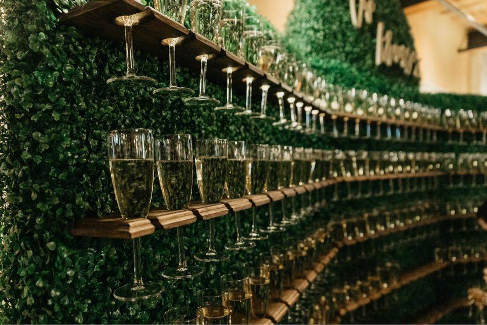 Champagne Wall