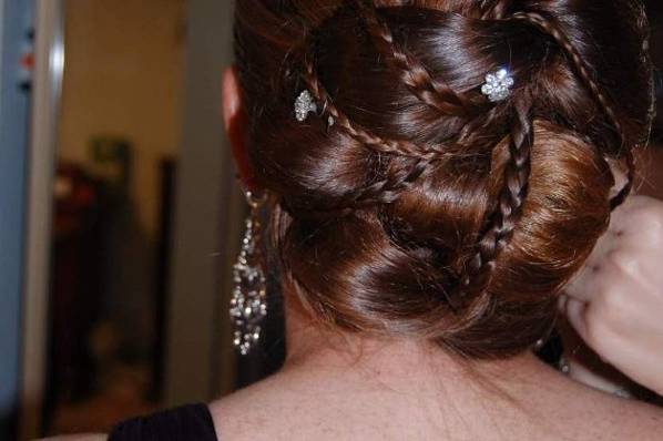 Bridal hair & make-up by Amy Tevis