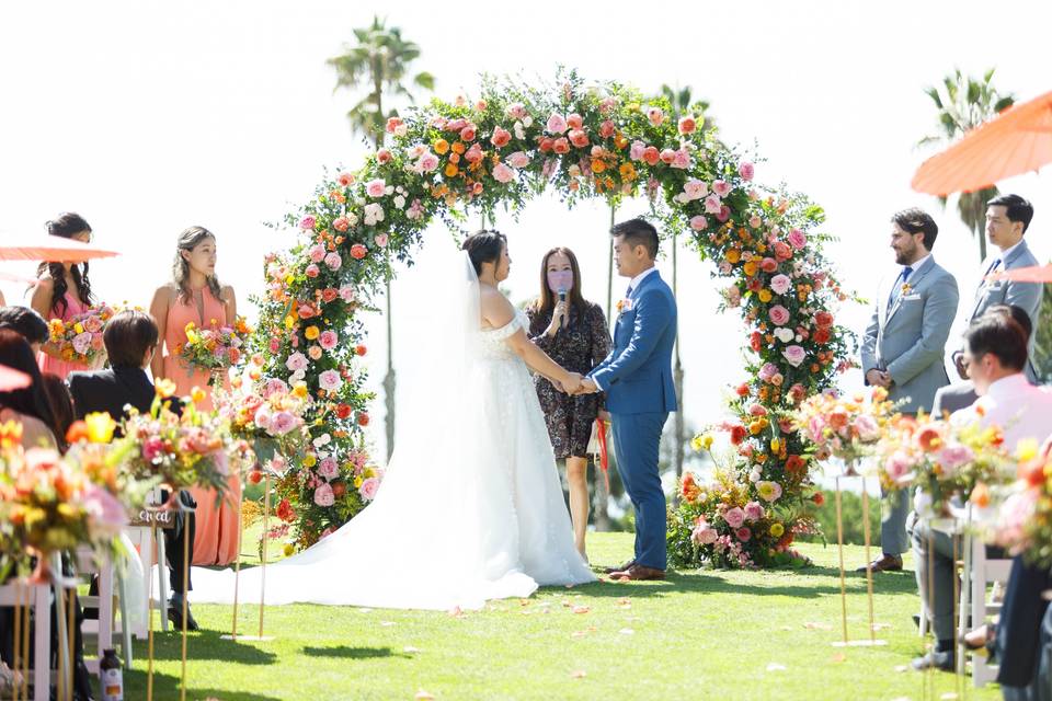Palos Verdes wedding florist