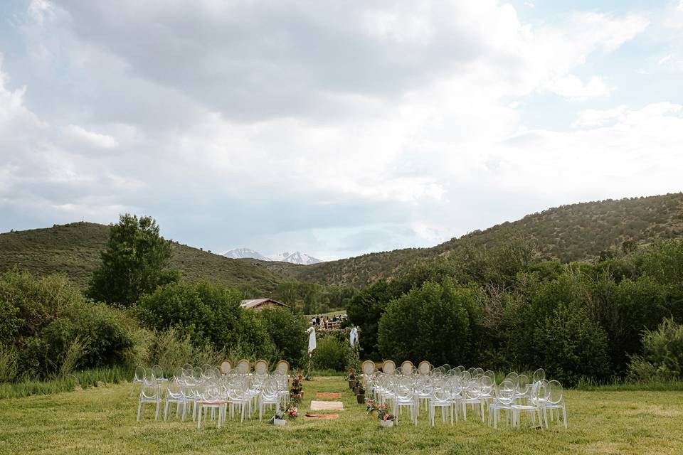 Set up of meadow