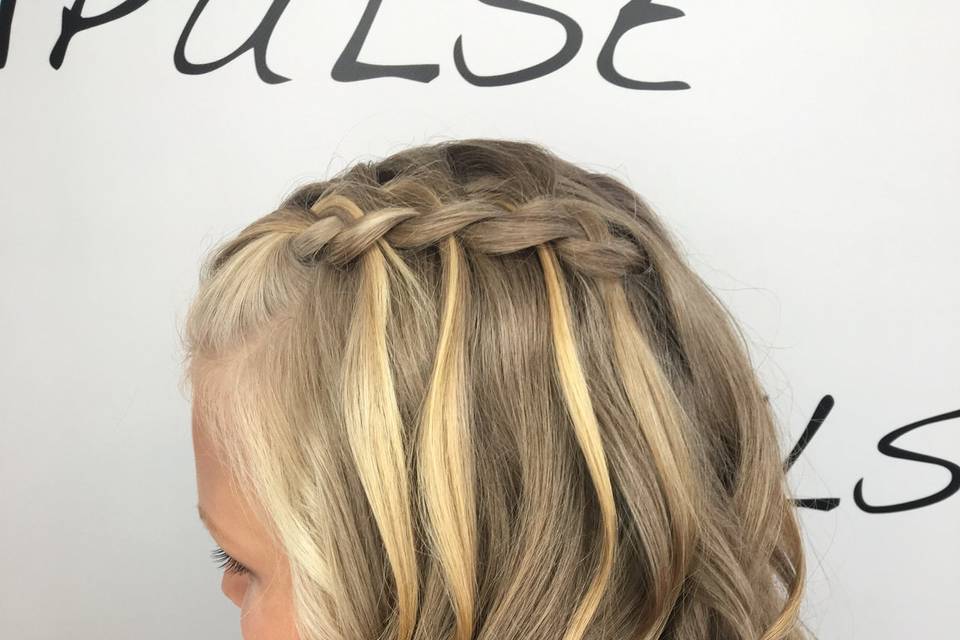 Waterfall braid