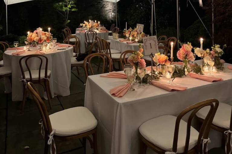 Patio wedding