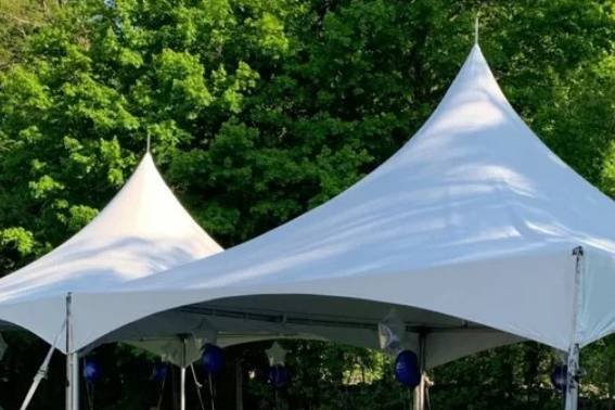 Open-side tent