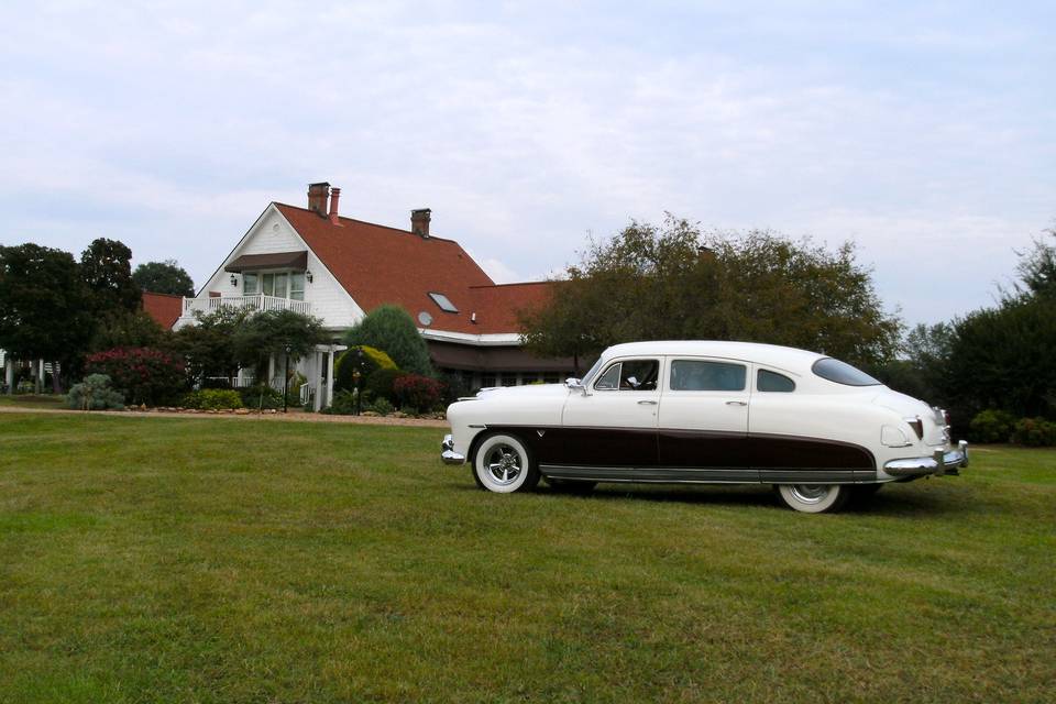 Car on the lawns