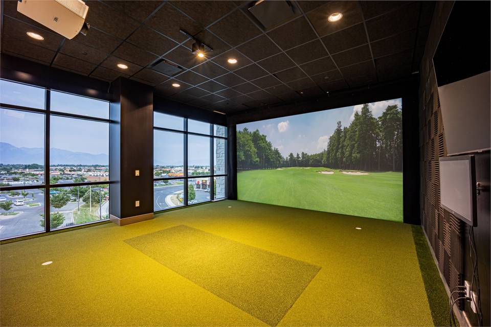 Golf lounge interior