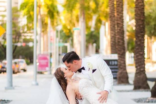 Couple kissing