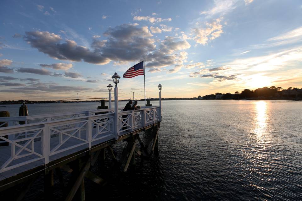 MDR Pier at sunset