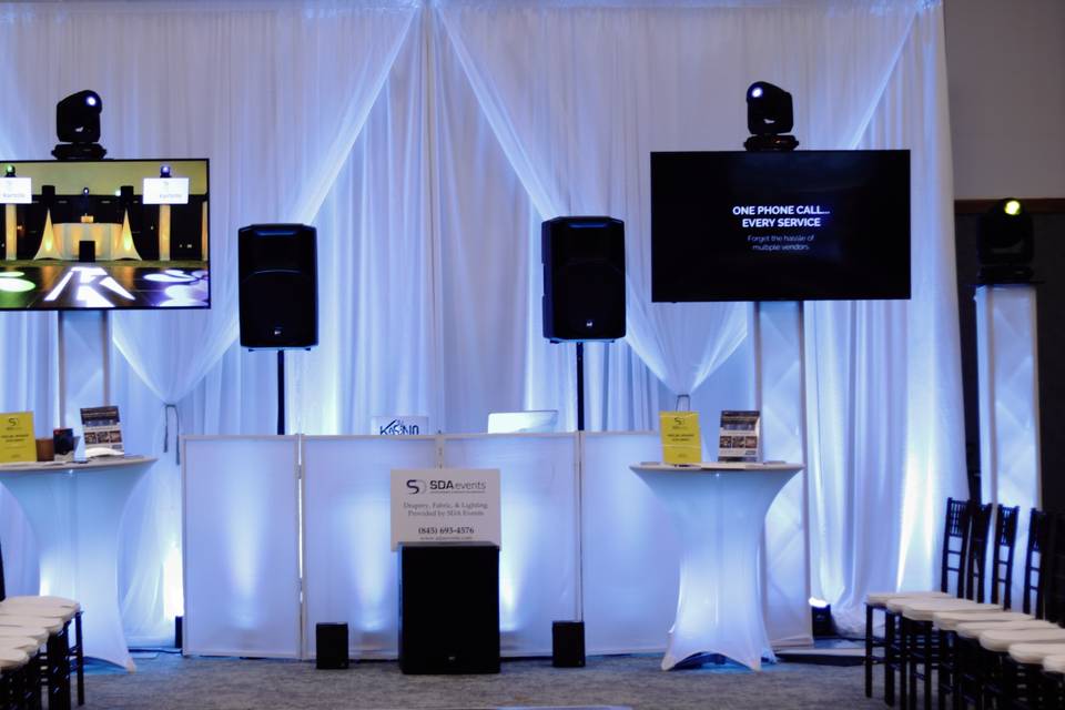 DjKasino Bridal Show Setup