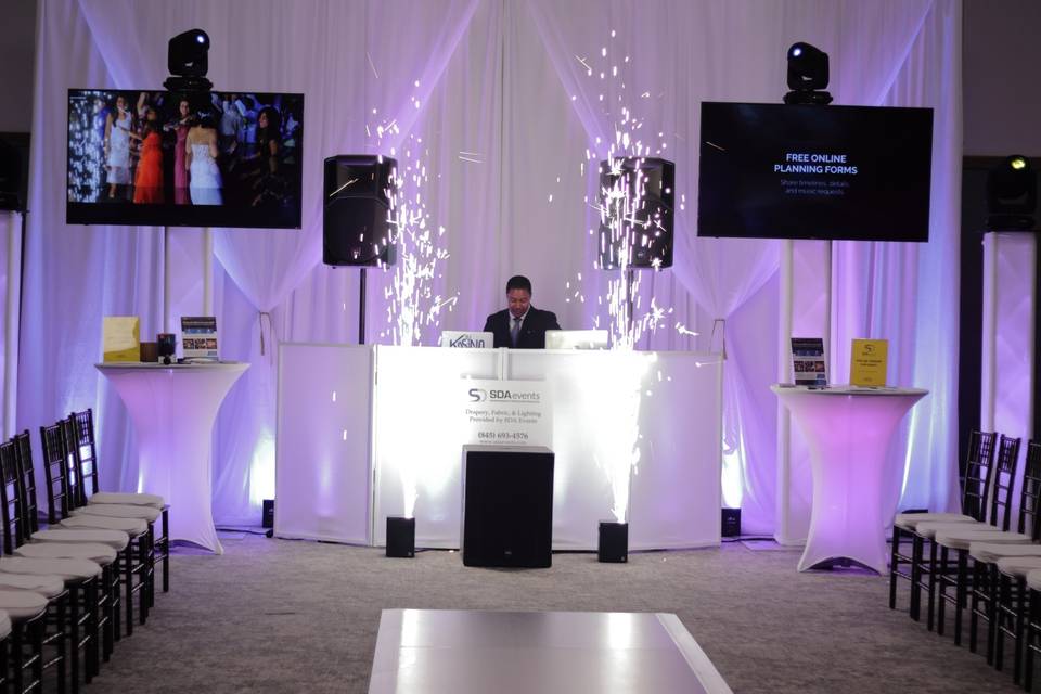 DjKasino Bridal Show Setup