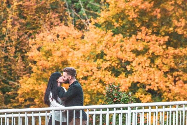 Japanese Garden engagement