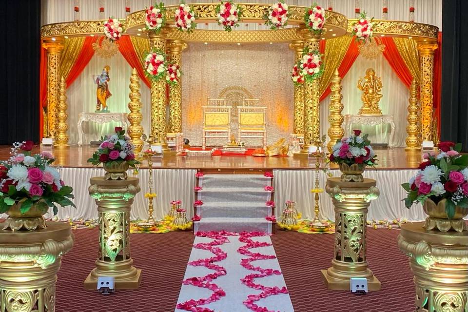 Royal Indian wedding mandap