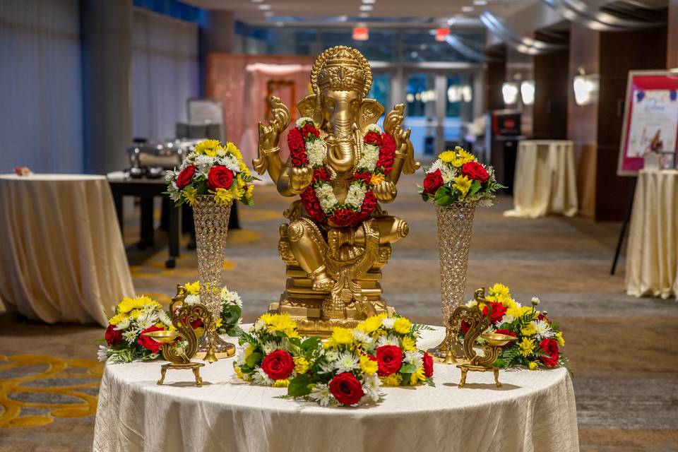 Ganesh Table setup