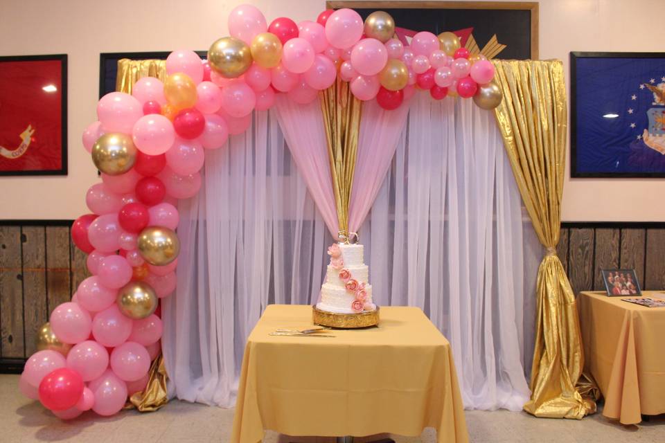 Cascading Balloon decor