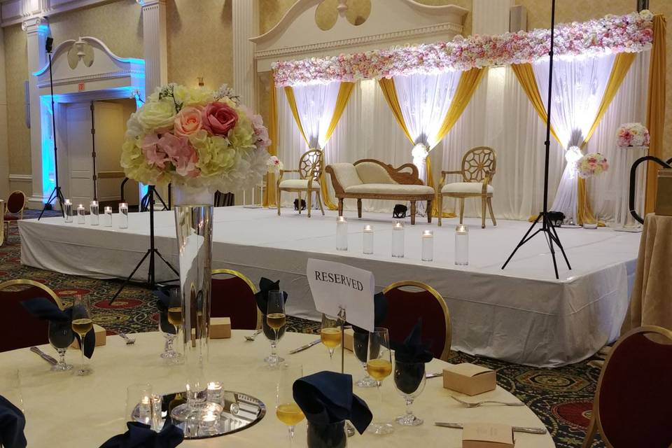 Wedding Reception setup