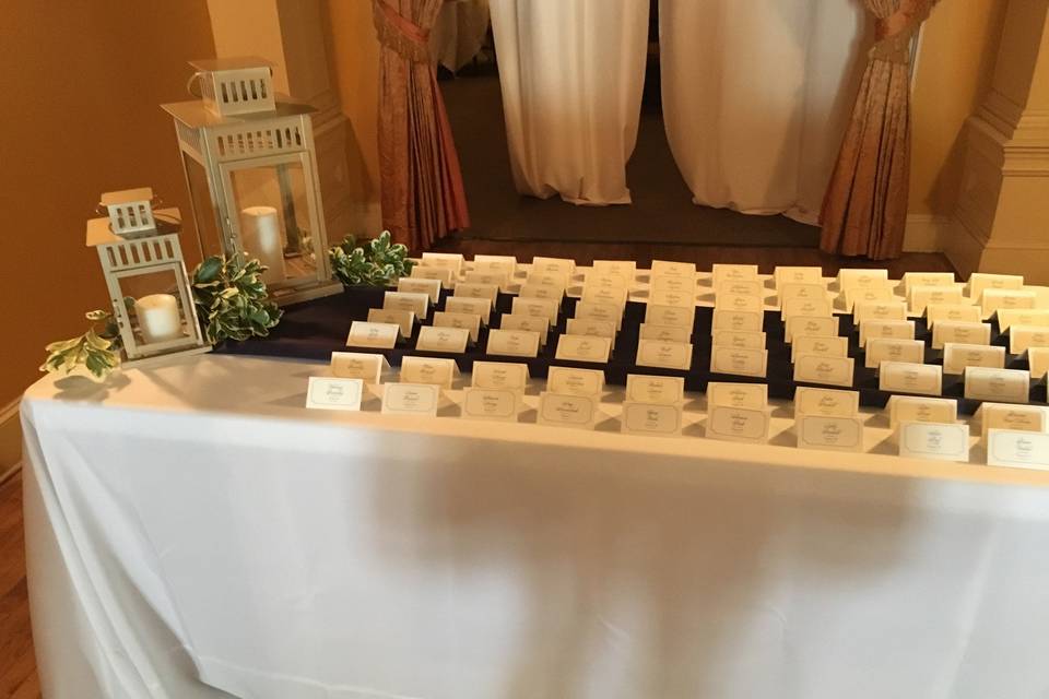 Escort card