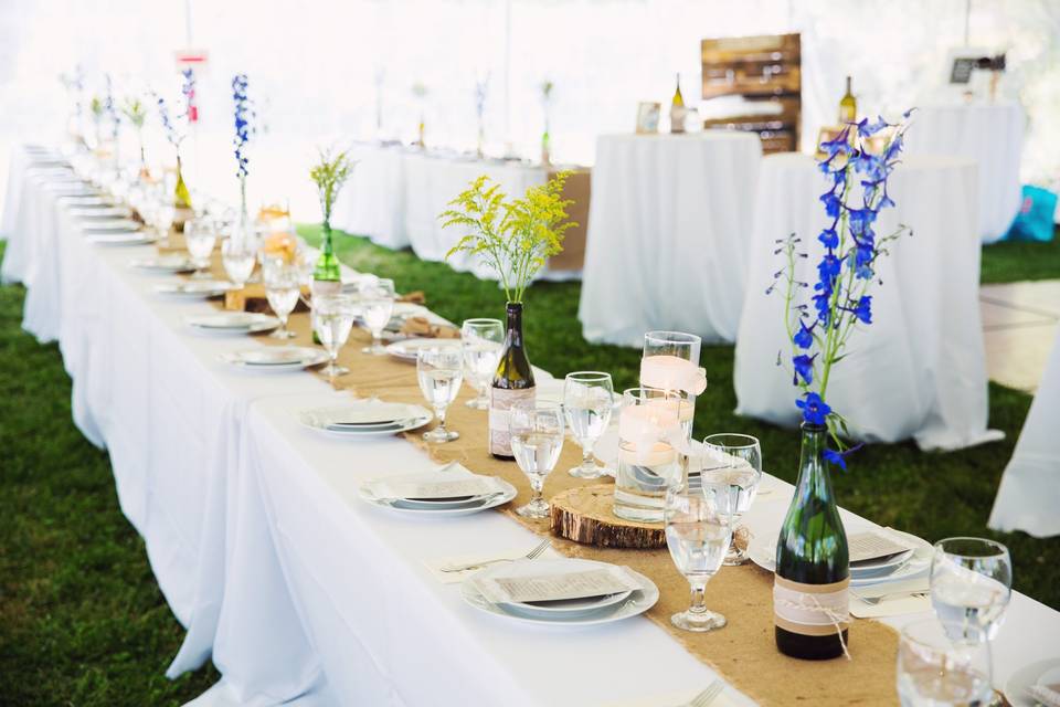 Banquet table - Lunahzon Photography