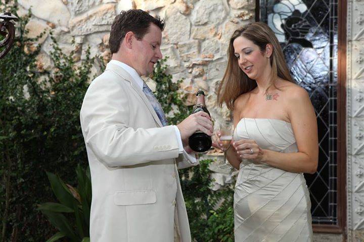 Wine pouring ceremony