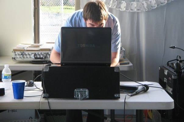 DJ on his station