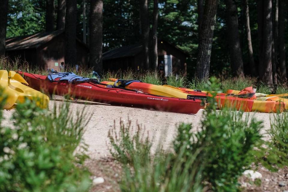Kayaks for daytime adventures