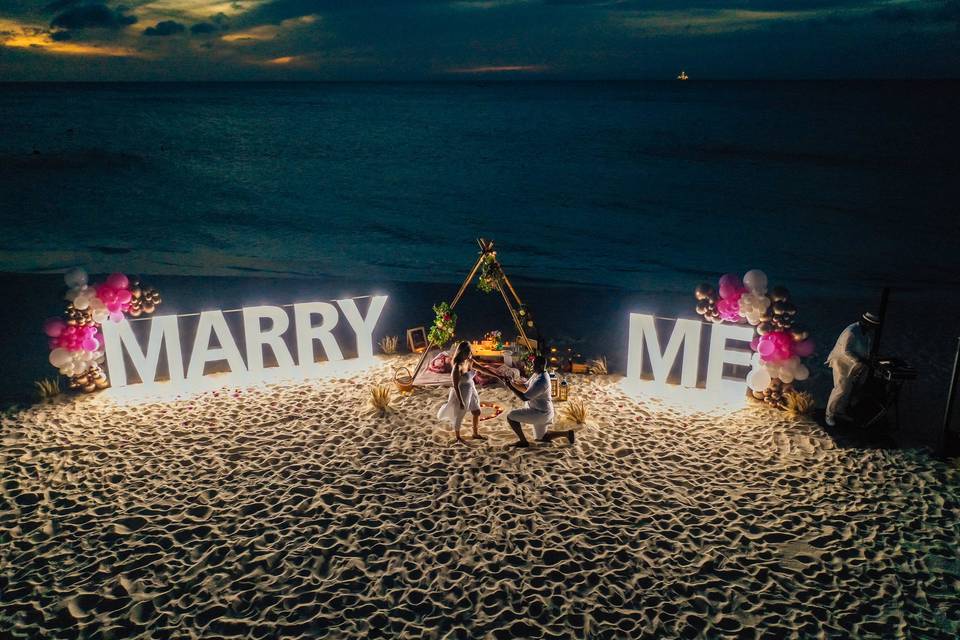 Marry me Sign