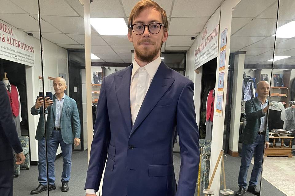 Our Client’s wedding suit
