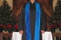 A Christmas wedding in an historic chapel.
It was a 