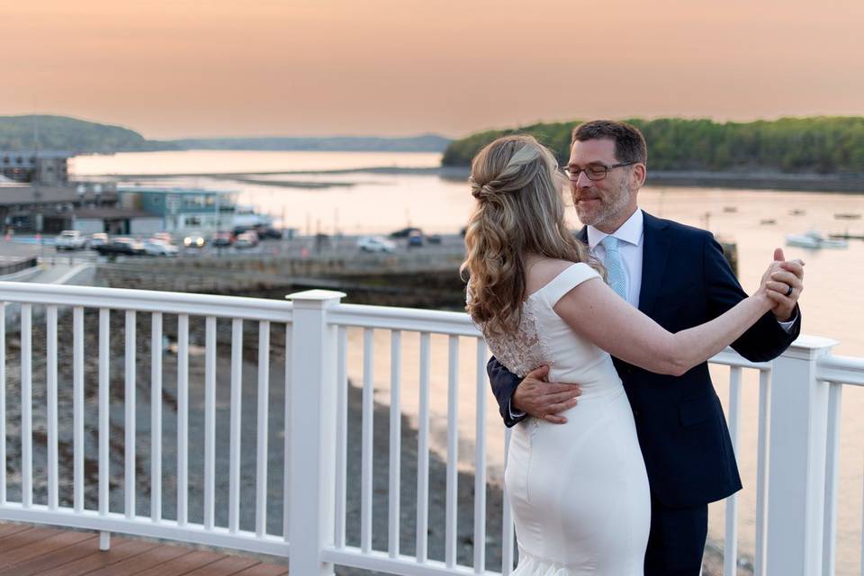 First Dance at Sunset