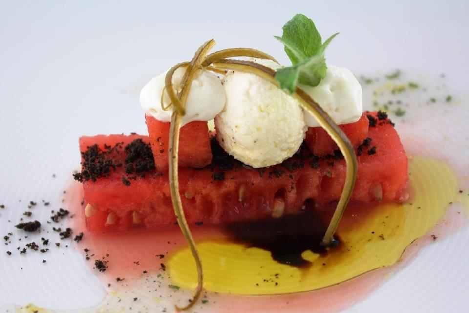 Watermelon.Chevre.Anchovy