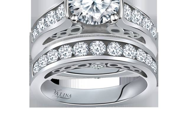 Wide Diamond Band Ring - Quinn's Goldsmith