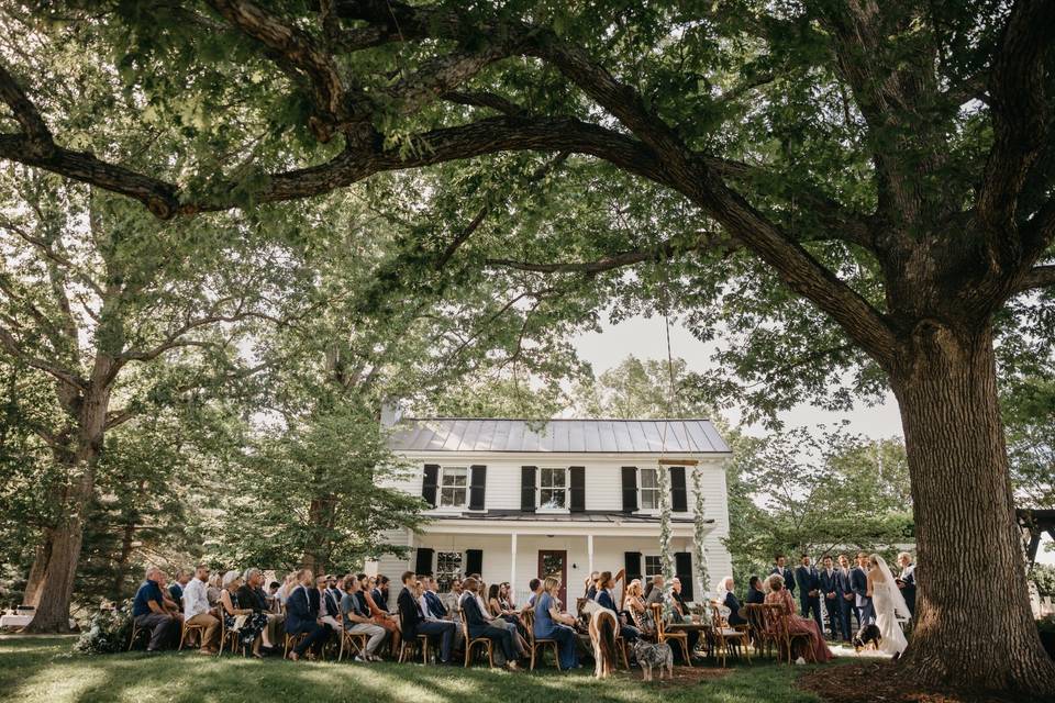 A farmhouse wedding