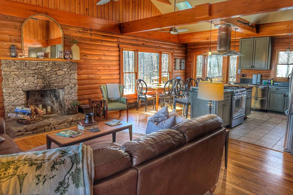 Cabin living room