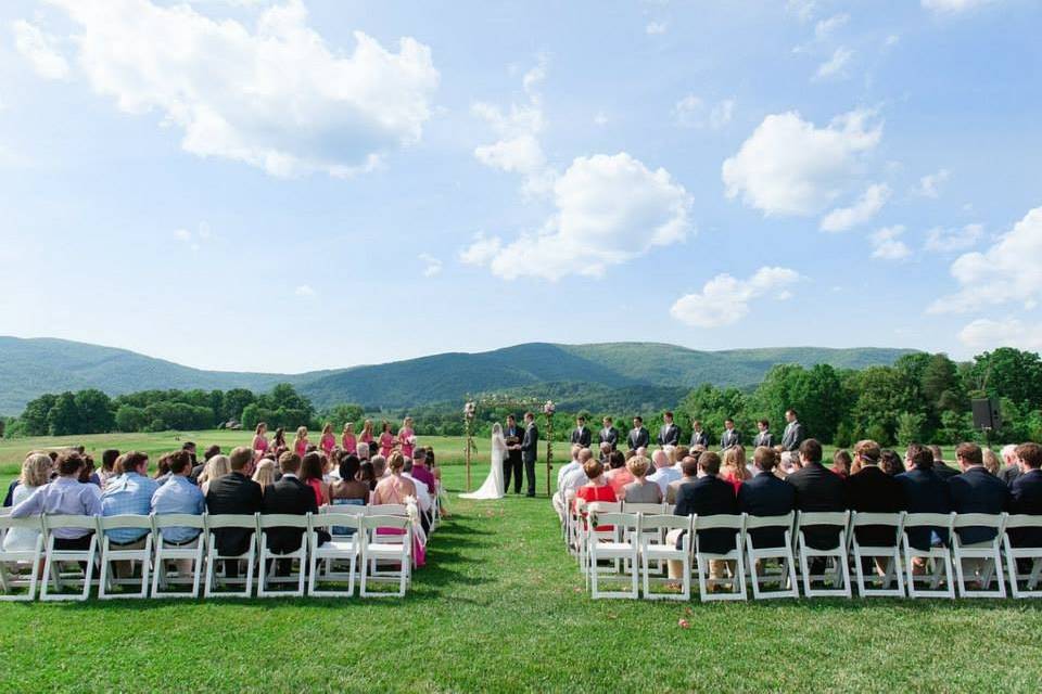 Ceremony at Restoration Hall