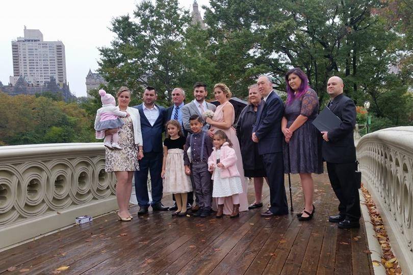 Wedding group photo