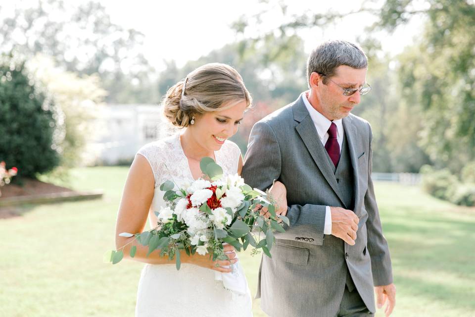 Fall wedding at Camilla Garden