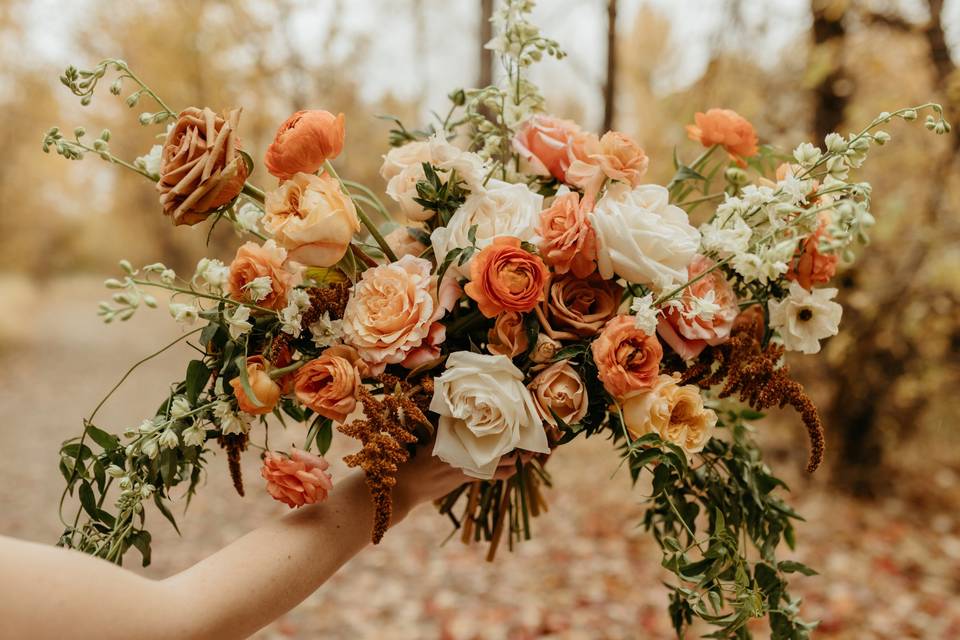 Fall boho flowers