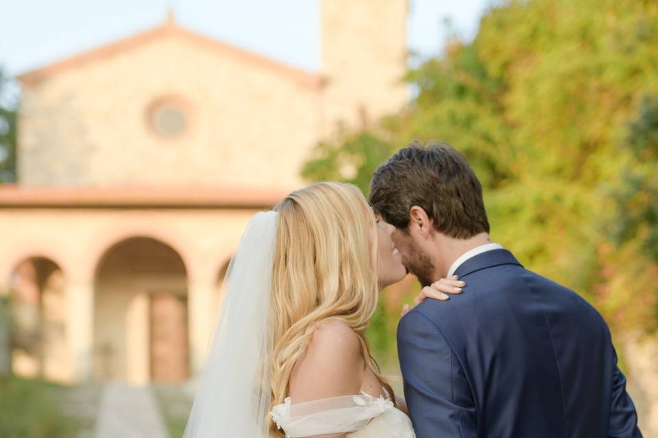 Wedding ceremony in Tuscany