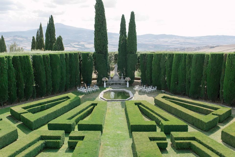 Wedding at Villa La Foce